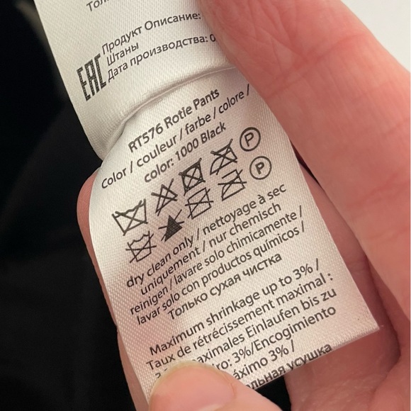 NWT ROTATE Berger Christensen Rotie Pant Snake Effect Black Faux Leather Size 8 - Picture 5 of 7